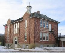 Rear view of Windthorst School (1926 portion), 2004.; Government of Saskatchewan, Bruce Dawson, 2004