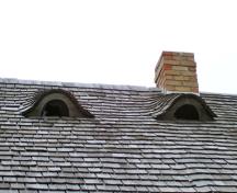 Roof detail of Paulencu House, Inglis area, 2006; Historic Resources Branch, Manitoba Culture, Heritage & Tourism, 2006