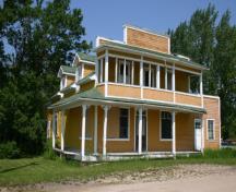 Front view of Gabel's General Store, Ladywood, 2005; Historic Resources Branch, Manitoba Culture, Heritage & Tourism, 2005