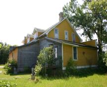 Rear view of Gabel's General Store, Ladywood, 2005; Historic Resources Branch, Manitoba Culture, Heritage & Tourism, 2005