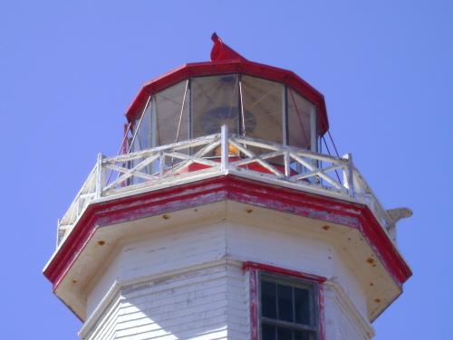 North Cape Lighthouse detail
