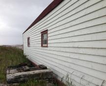 View of the side façade of the Seal Store, Battle Harbour, NL.; © HFNL 2013 