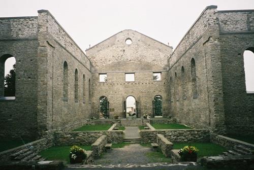 Interior of St. Raphael's Church Ruins