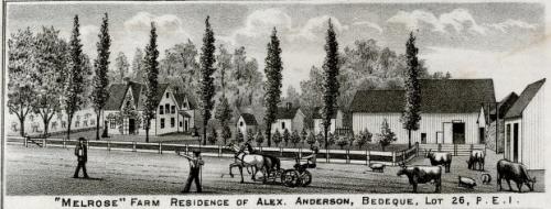Melrose Farm, residence of Alexander Anderson