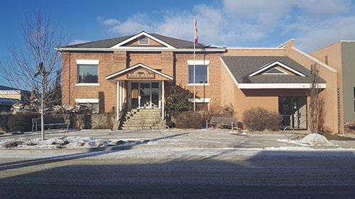 Enderby City Hall exterior view