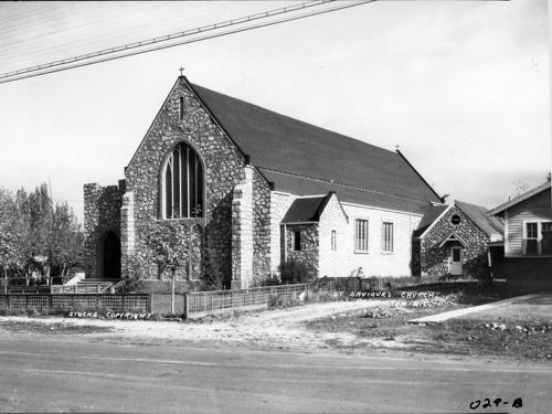 Historic exterior corner view, c.1940