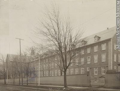 Convent building from Guy Street, ca. 1890