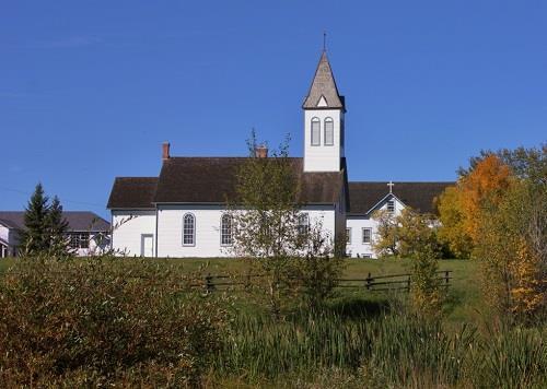 View of the church