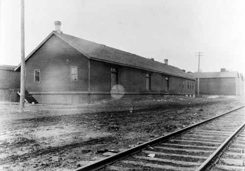 Exterior historic view of north end, c.1916