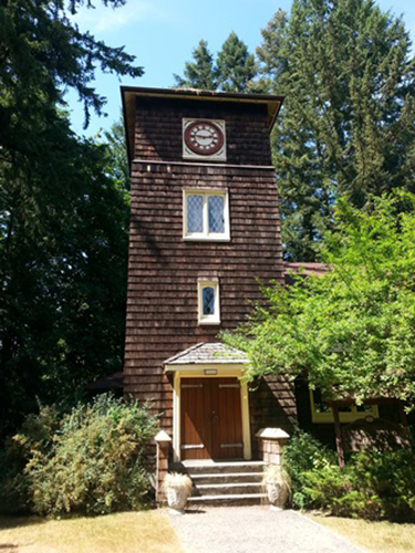Fairbridge Chapel clock turret, 2015
