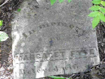 Margaret Fyfe tombstone