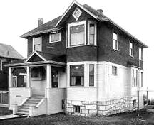 Exterior view of the Paine Residence shortly after construction; North Vancouver Museum and Archives, #8114