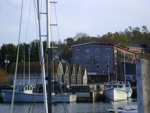 View of building from harbour; Province of PEI, 2007