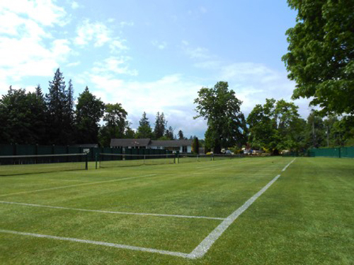 Exterior view of grass courts, 2015