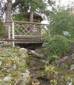 Pont et pavillon de jardin; Parks Canada | Parcs Canada