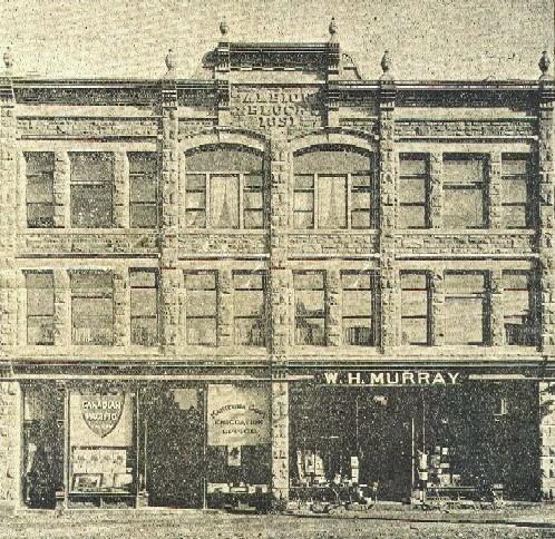 Albion Block - 1892 Newspaper photo